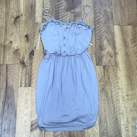 NWT Lush Woman’s Dusty Mauve Night Dress Size L - Picture 1 of 4